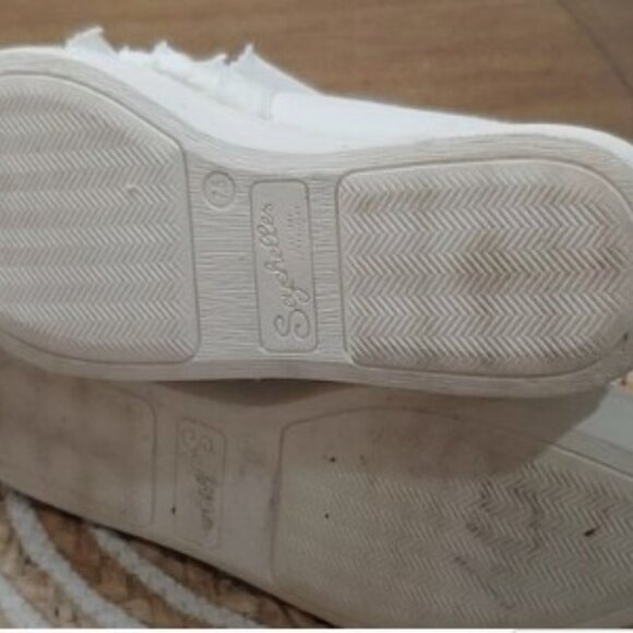 Seychelles, Anthropology Quake II ruffle linen sneakers, Size 7.5 - Picture 8 of 12